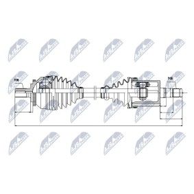 Comprar Árbol de transmisión de NTY NPW-VV-045 a bajo precio de 213,60 €