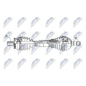 Comprar Árbol de transmisión de NTY NPW-VV-059 a bajo precio de 217,98 €