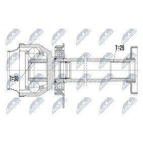 Comprar Juego de articulación, árbol de transmisión de NTY NPW-VW-044 a bajo precio de 90,10 €
