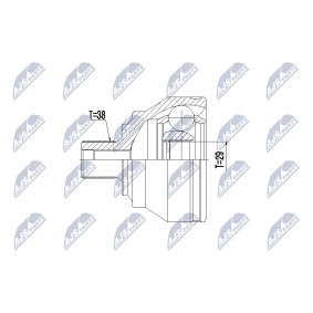 Comprar Juego de articulación, árbol de transmisión de NTY NPZ-AU-049 a bajo precio de 63,82 €