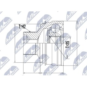 Comprar Juego de articulación, árbol de transmisión de NTY NPZ-AU-055 a bajo precio de 46,10 €