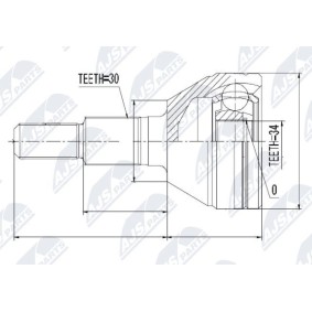 Comprar Juego de articulación, árbol de transmisión de NTY NPZ-DW-006 a bajo precio de 57,97 €