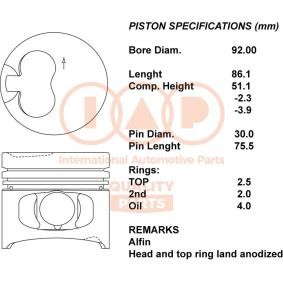 Comprar Pistón de IAP QUALITY PARTS 100-10045 a bajo precio de 928,38 €