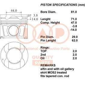 Kolben von IAP QUALITY PARTS für S-Type (X200) günstig online kaufen