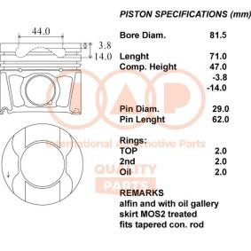 Kolben von IAP QUALITY PARTS für S-Type (X200) günstig online kaufen
