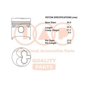 Osta Männät IAP QUALITY PARTS:llä 100-18033 edullisesti hintaan 1161,15 €