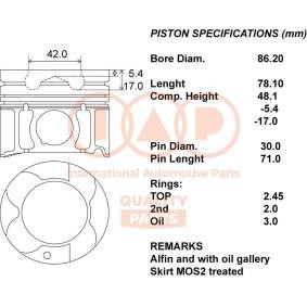 Osta Männät IAP QUALITY PARTS:llä 100-18034 edullisesti hintaan 1006,40 €
