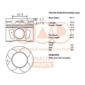 Kolben 100-22033