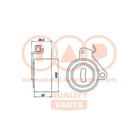 Achetez des Galet tendeur de courroie de distribution IAP QUALITY PARTS 127-12040 à prix pour 74,40 €