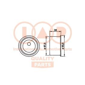 Achetez des Galet tendeur de courroie de distribution IAP QUALITY PARTS 127-12081 à prix pour 68,78 €