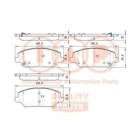 Köp Bromsbelägg av IAP QUALITY PARTS 704-07103 till det låga priset 1493,05 kr