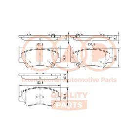 Köp Bromsbelägg av IAP QUALITY PARTS 704-07130 till det låga priset 1510,27 kr