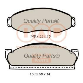 Köp Bromsbelägg av IAP QUALITY PARTS 704-10021 till det låga priset 1349,47 kr