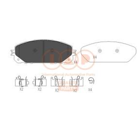 Köp Bromsbelägg av IAP QUALITY PARTS 704-10053 till det låga priset 1562,24 kr