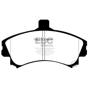 Köp Bromsbelägg av EBC Brakes DP1045 till det låga priset 1610055,94 kr