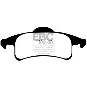 Köp Bromsbelägg av EBC Brakes DP1606 till det låga priset 1610055,94 kr