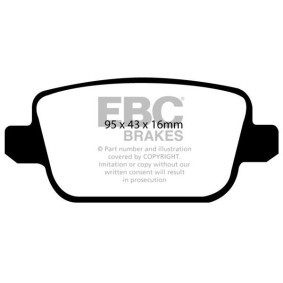 Acquista Kit pastiglie freni da EBC Brakes DP1933 a buon mercato per soli 140298,77 €