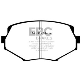 Köp Bromsbelägg av EBC Brakes DP21002 till det låga priset 1610055,94 kr