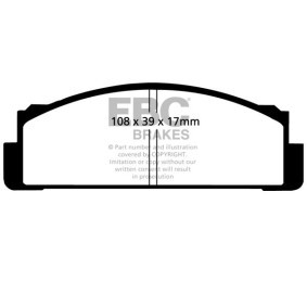 Köp Bromsbelägg av EBC Brakes DP2116 till det låga priset 1610055,94 kr
