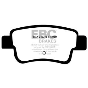 Köp Bromsbelägg av EBC Brakes DP21599 till det låga priset 1080,10 kr