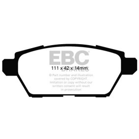 Köp Bromsbelägg av EBC Brakes DP21766 till det låga priset 1610055,94 kr