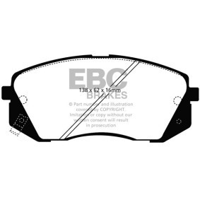 Köp Bromsbelägg av EBC Brakes DP21809 till det låga priset 2026,82 kr