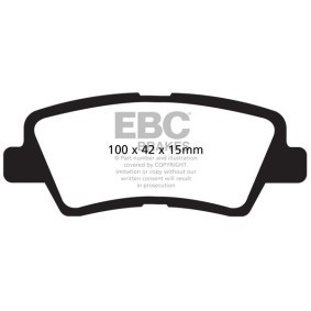 Köp Bromsbelägg av EBC Brakes DP21875 till det låga priset 1610055,94 kr