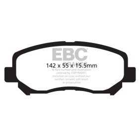 Köp Bromsbelägg av EBC Brakes DP22134 till det låga priset 1610055,94 kr