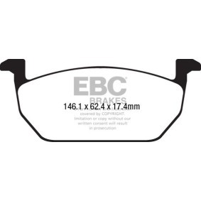 Köp Bromsbelägg av EBC Brakes DP22225 till det låga priset 1604090,38 kr