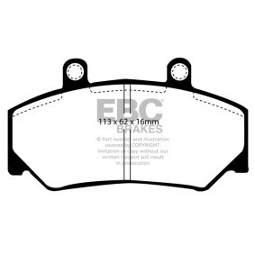 Köp Bromsbelägg av EBC Brakes DP2800 till det låga priset 1610055,94 kr