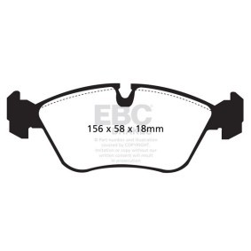 Köp Bromsbelägg av EBC Brakes DP2880 till det låga priset 1610055,94 kr