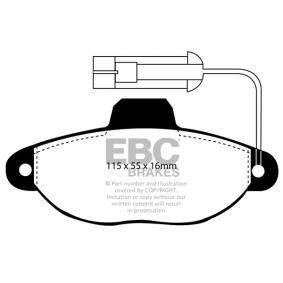 Köp Bromsbelägg av EBC Brakes DP2945 till det låga priset 862,01 kr