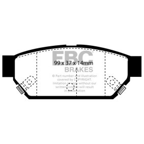 Köp Bromsbelägg av EBC Brakes DP2986 till det låga priset 1610055,94 kr