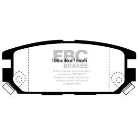 Köp Bromsbelägg av EBC Brakes DP2987 till det låga priset 1084,03 kr