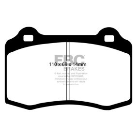 Köp Bromsbelägg av EBC Brakes DP31140C till det låga priset 1617243,37 kr