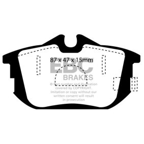 Köp Bromsbelägg av EBC Brakes DP41076R till det låga priset 1610055,94 kr