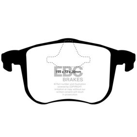 Köp Bromsbelägg av EBC Brakes DP41416R till det låga priset 1610055,94 kr