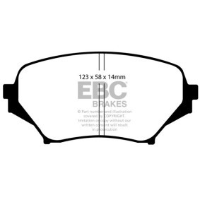 Köp Bromsbelägg av EBC Brakes DP41774R till det låga priset 1610055,94 kr