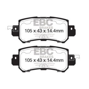 Köp Bromsbelägg av EBC Brakes DP42135R till det låga priset 1610055,94 kr
