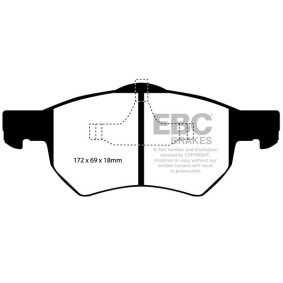 Köp Bromsbelägg av EBC Brakes DP61427 till det låga priset 1610055,94 kr