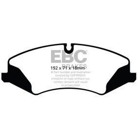 Köp Bromsbelägg av EBC Brakes DP62123 till det låga priset 1610055,94 kr