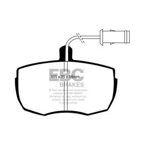 Köp Bromsbelägg av EBC Brakes DP6622 till det låga priset 1233,39 kr