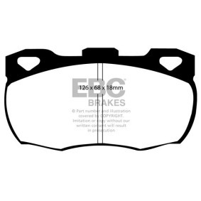 Köp Bromsbelägg av EBC Brakes DP708 till det låga priset 1610055,94 kr