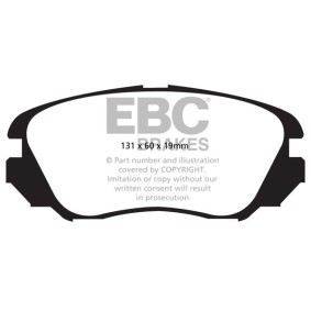 Köp Bromsbelägg av EBC Brakes DPX2013 till det låga priset 1610055,94 kr