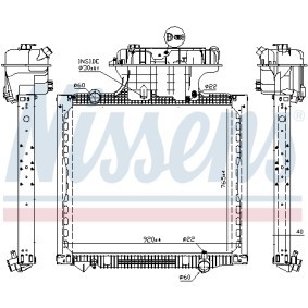 Achetez des Radiateur du moteur NISSENS 628756 à prix pour 731,59 €