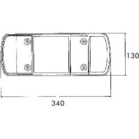 Comprar Piloto trasero de PROPLAST 40231213 a bajo precio de 90,82 €
