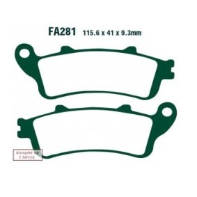 Köp Bromsbelägg av EBC Brakes SFA281HH till det låga priset 240,23 kr