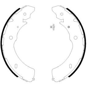 Achetez des Jeu de mâchoires de frein HELLA 8DB 355 038-031 à prix pour 114,66 €