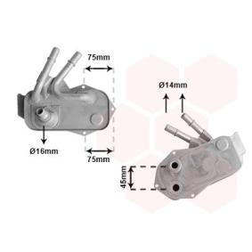 Ölkühler, Automatikgetriebe von VAN WEZEL günstig für 133,77 €