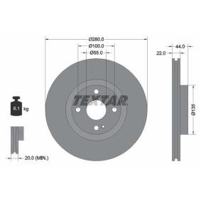 Comprar Disco de freno de TEXTAR 92301503 a bajo precio de 61,89 €